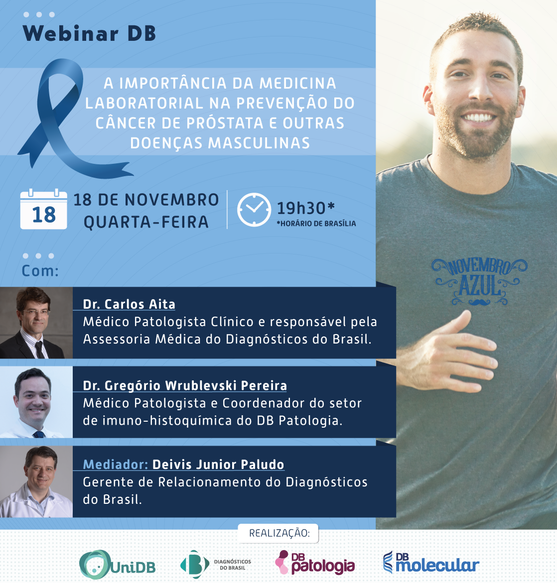 Webinar DB |A importância da medicina laboratorial na prevenção do câncer de próstata e outras doenças masculinas | Diagnósticos do Brasil